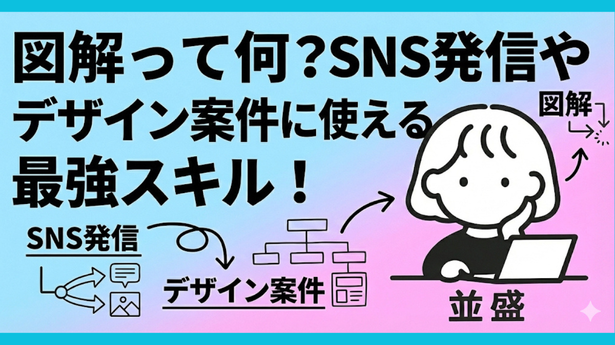 図解って何？SNS発信やデザイン案件に使える最強スキル